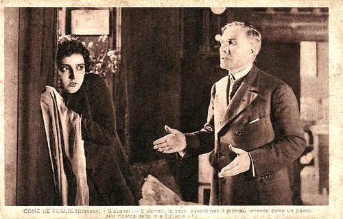 Maria Jacobini and Ignazio Lupi in Come le foglie