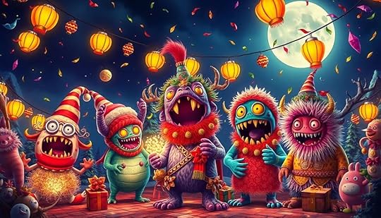 spooky attire and ornaments