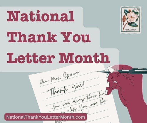 National Thank You Letter Month: A Celebration of Gratitude