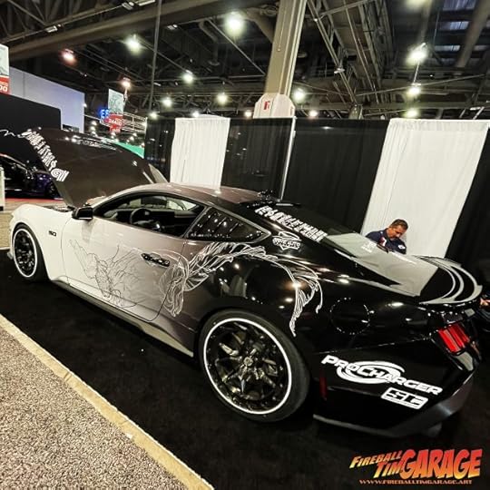 Dark Phoenix Automotive Pop Culture Concept Art by Fireball Tim Garage