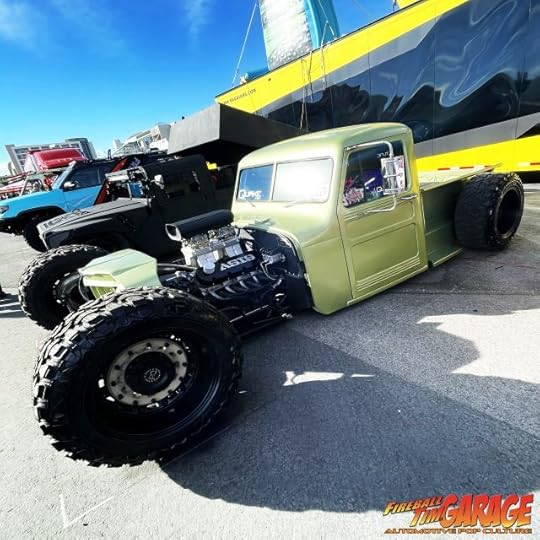 SEMA 2024 Automotive Pop Culture Concept Art by Fireball Tim Garage