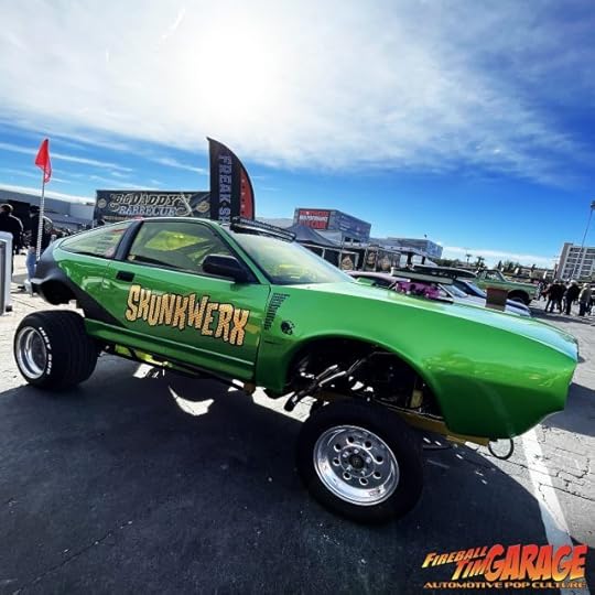SEMA 2024 Automotive Pop Culture Concept Art by Fireball Tim Garage