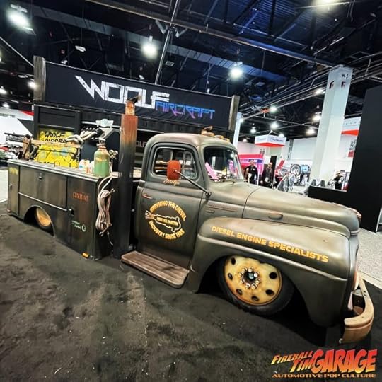 SEMA 2024 Automotive Pop Culture Concept Art by Fireball Tim Garage