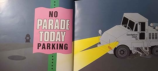 sign reading 'No PARADE TODAY Parking'