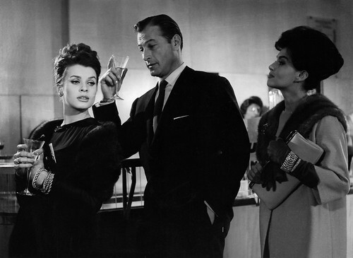 Senta Berger, Lex Barker and Barbara Rütting in Frauenarzt Dr. Sibelius (1962)