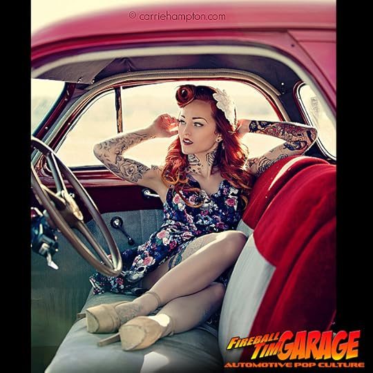 Pinup Automotive Pop Culture Concept Art by Fireball Tim Garage