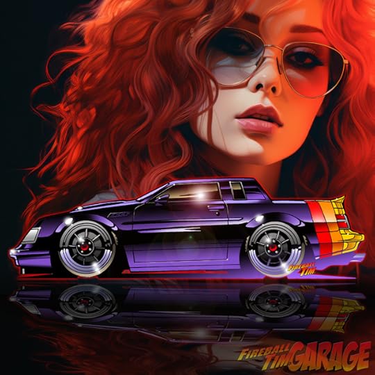 Buick Grand National Automotive Pop Culture Concept Art by Fireball Tim Garage