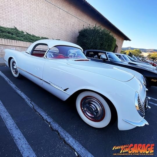 1954 Corvette Automotive Pop Culture Concept Art by Fireball Tim Garage