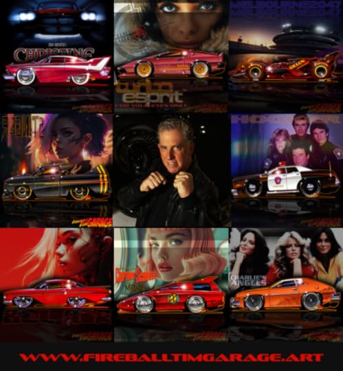 Automotive Pop Culture Concept Art by Fireball Tim Garage