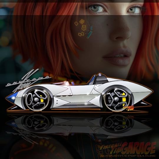 Ken Okuyama Automotive Pop Culture Concept Art by Fireball Tim Garage
