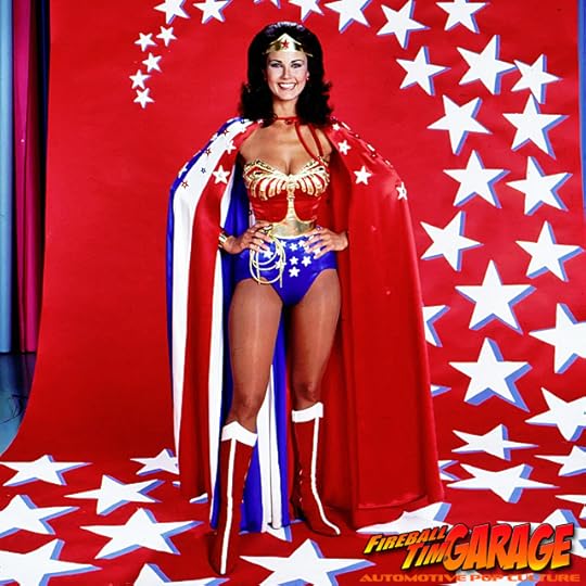 Wonder Woman Automotive Pop Culture Concept Art by Fireball Tim Garage