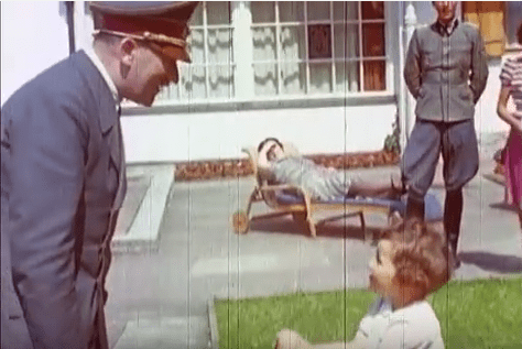 hitler smiling at a child