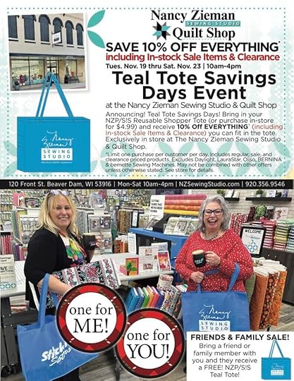 Teal Totes Savings Days - November 19-23 2024