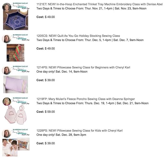 Sign Up for Classes at the Nancy Zieman Sewing Studio & Quilt Shop 