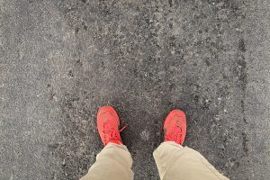 in my red shoes from Fulda