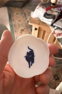 the cat thingie my sister gave me for christmas