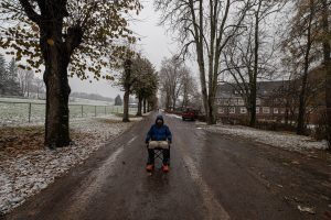 I sit in the Internat Solling.