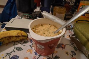 instant noodles for dinner