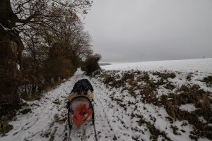 slushy country lane out of Würgassen