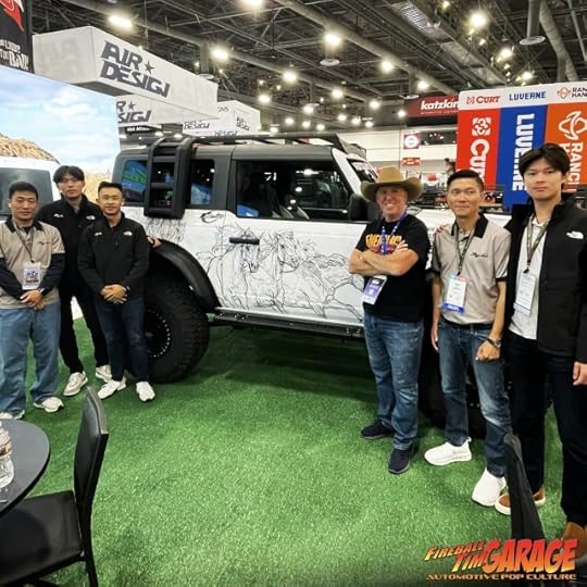 Sema 2024 Pop Culture Cars Canvas Art Mugs T Shirts by Fireball Tim Garage