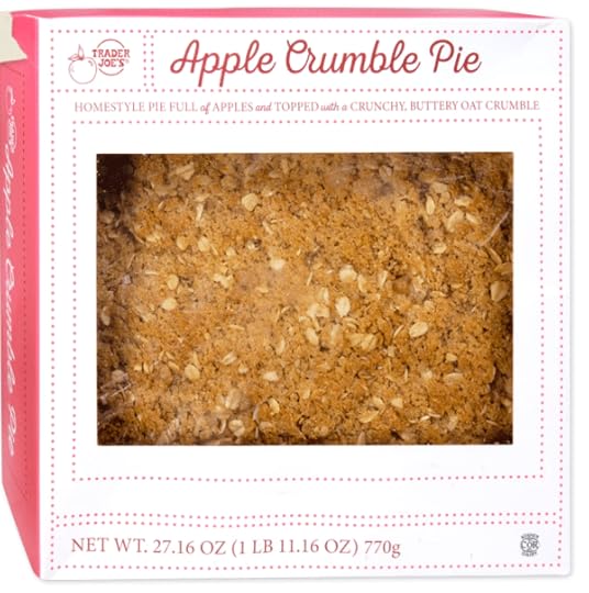 trader joe's apple crumble pie thanksgiving dessert