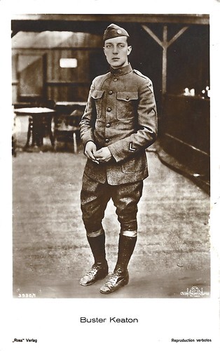 Buster Keaton as soldier