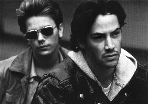 Keanu Reeves and River Phoenix in My Own Private Idahoe (1991)