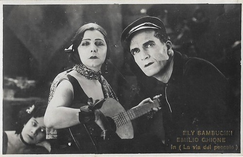 Emilio Ghione and Kally Sambucini in La via del peccato (1925)