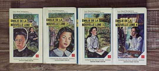 Book covers for the French-Canadian translation of the Emily trilogy by Paule Daveluy