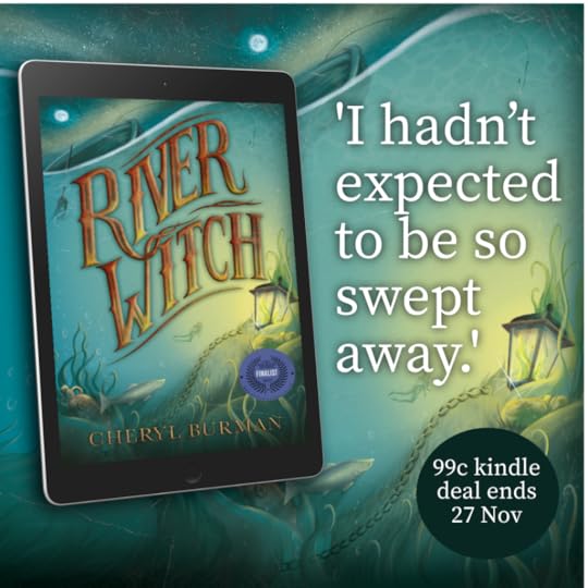 River Witch cover with words I hadn't expected to be so swept away 99c kindle deal ends 27 Nov