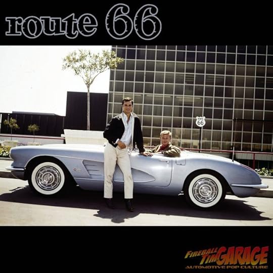 Route 66 Pop Culture Cars Canvas Art Mugs T Shirts by Fireball Tim Garage