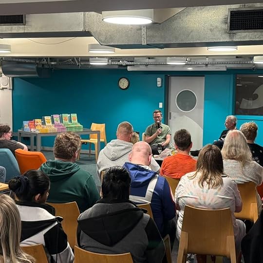 Book launch event audience