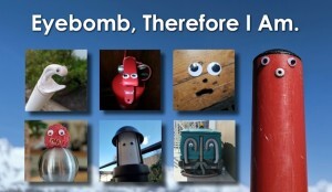 Illustration of eyebombing to show what it is