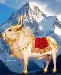 Lord Shiva's Nandi curses Ravana