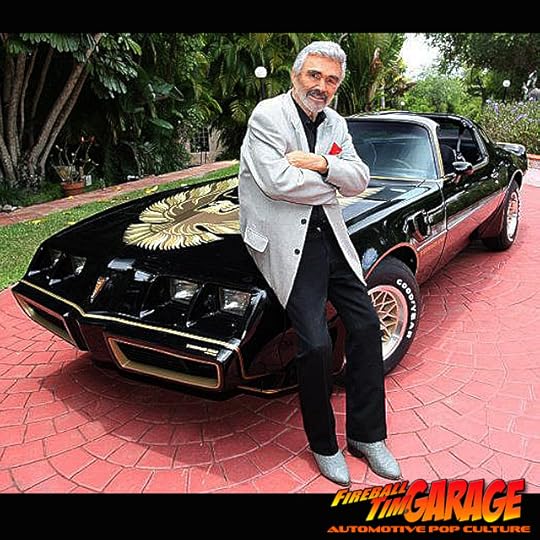 Burt Reynolds Automotive Pop Culture Car Art by Fireball Tim Garage