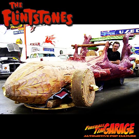 The Flintstones Automotive Pop Culture Car Art by Fireball Tim Garage