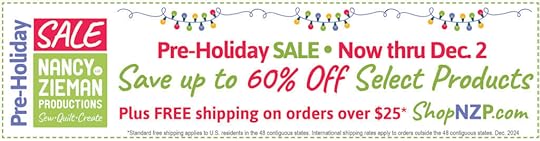 Pre-Holiday Sale with Free Shipping thru Dec. 2, 2024 at Nancy Zieman Productions at ShopNZP.com