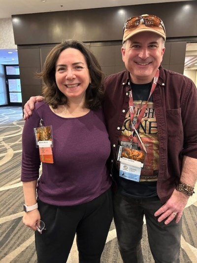 Phil with Rebecca Marcus