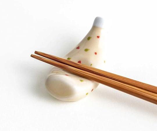 A cute tartar dressing bottle chopstick rest from JOC Goods.