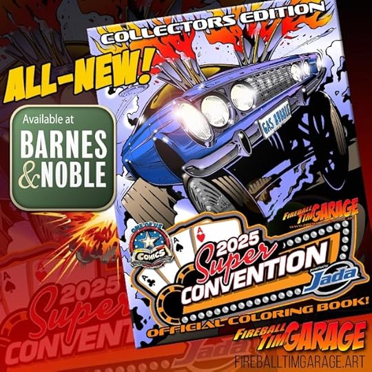 Fireball Coloring Books Automotive Pop Culture Car Art by Fireball Tim Garage