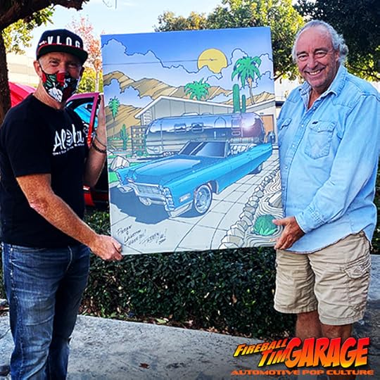 Pop Culture Cars Canvas Art Mugs T Shirts by Fireball Tim Garage