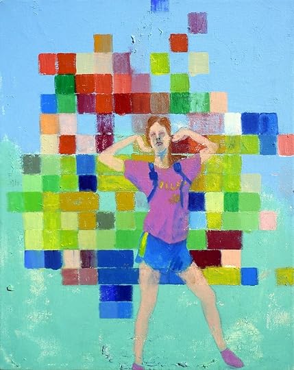 XOXO, acrylic house gouache oil ps on canvas 20x16, 2015.JPG