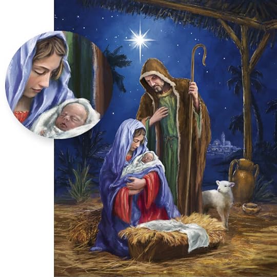 NEW! Holy Family Nativity Scene Fabric Panel Now Available at ShopNZP.com