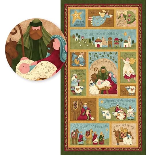 NEW! Star of Wonder, Star of Light Holly Fabric Panel now available at ShopNZP.com.