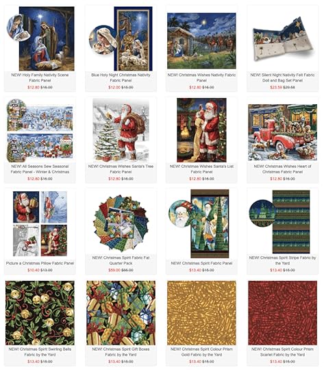 Shop Christmas and Holiday Fabrics at Nancy Zieman Productions at ShopNZP.com