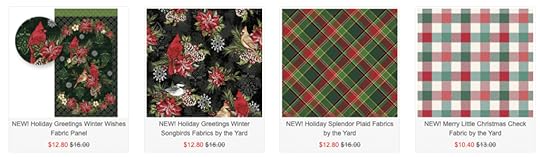 Shop Christmas and Holiday Fabrics at Nancy Zieman Productions at ShopNZP.com