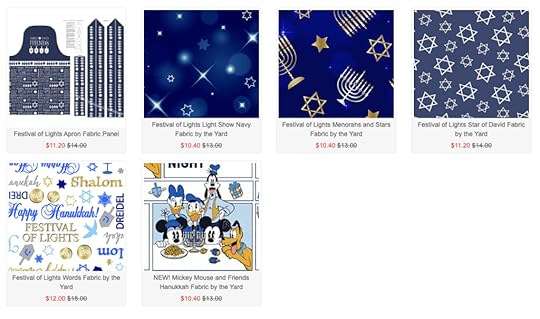 Shop Hanukkah and Holiday Fabrics at Nancy Zieman Productions at ShopNZP.com