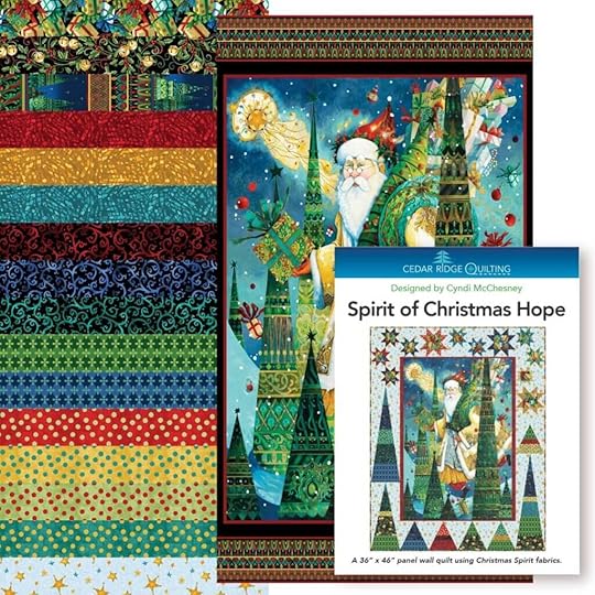 Spirit of Christmas Hope Wall Quilt Kit at Nancy Zieman Productions at ShopNZP.com