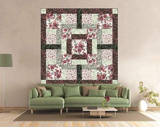 Cold Snap Quilt Pattern Featuring The Winterberry Floral Fabric Collection by Kanvas Studio for Benartex Designer Fabrics 