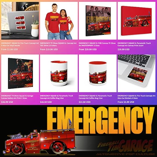 Emergency Automotive Pop Culture Car Art by Fireball Tim Garage